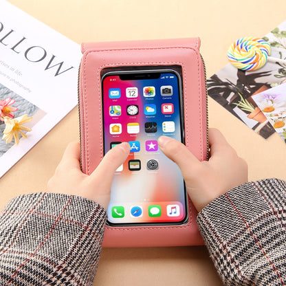 Touchscreen Crossbody Phone Bag – Stylish Mini Wallet for Women