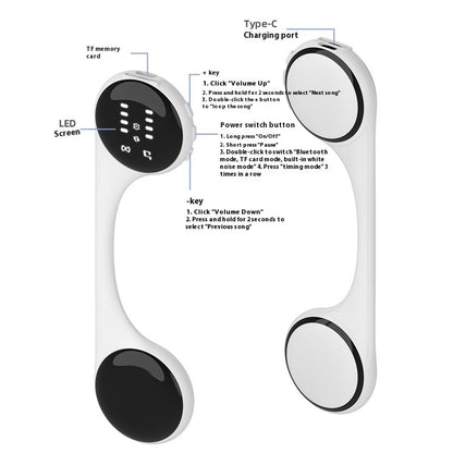 Bone Conduction Bluetooth Sleep Pillow – Wireless Music Audio Speaker