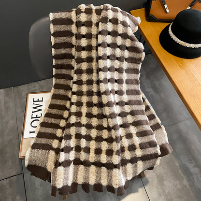 Cashmere Shawl & Neck Scarf – Dual-Use, Stylish & Cozy