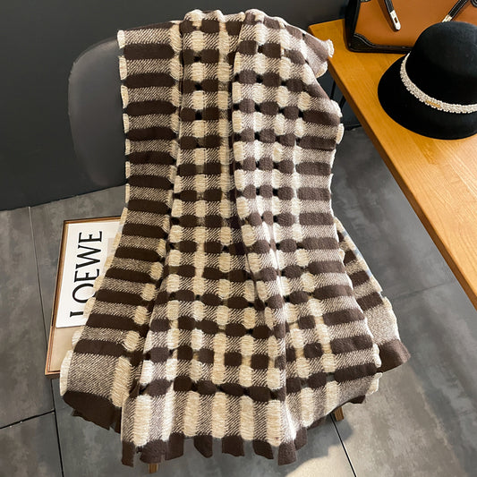 Cashmere Shawl & Neck Scarf – Dual-Use, Stylish & Cozy