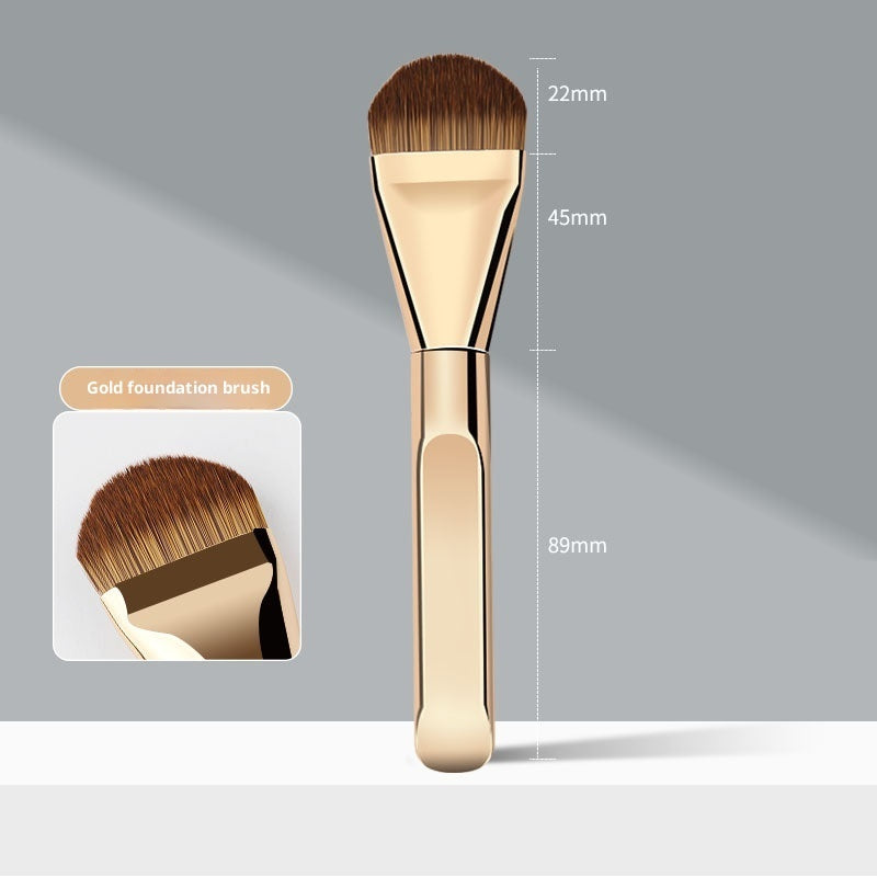 Ultra-Thin Tongue-Shaped Foundation Brush – Flawless, Seamless Makeup Application