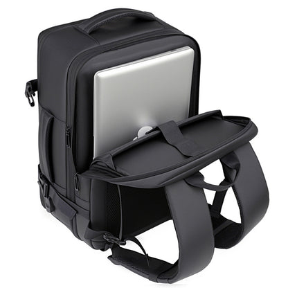 High Capacity Travel Backpack with Shoe Compartment – Waterproof, Durable & Stylish