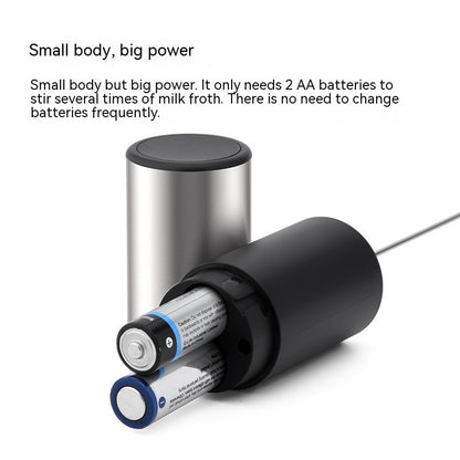 Electric Handheld Milk Frother – Café-Style Coffee Foam Maker