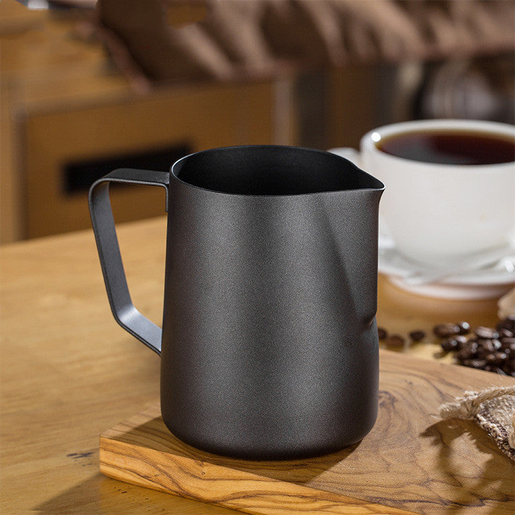 Premium Gold Stainless Steel Milk Frothing Cup – Barista Coffee Pitcher