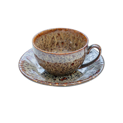 Elegant 250ml Ceramic Latte Coffee Cup - Stylish & Luxury Coffee Set