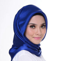 Elegant Satin Imitation Silk Shawl – Lightweight Ladies Headscarf