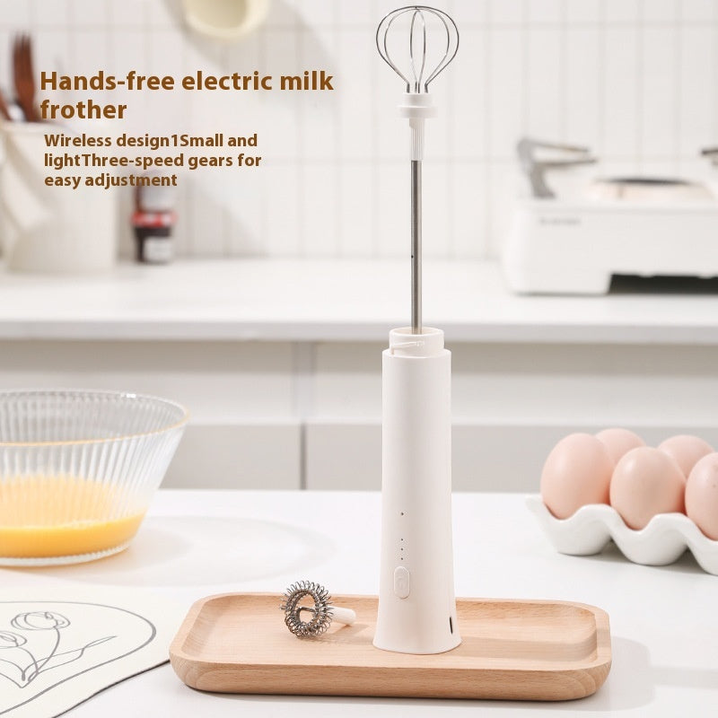 Rechargeable Portable Handheld Milk Frother for Coffee
