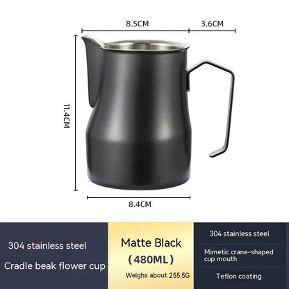 Professional Stainless Steel Milk Frothing Pitcher – Latte Art Barista Jug