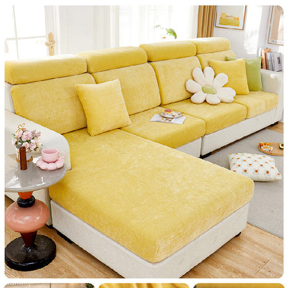 Home Fashion Chenille Stretch Sofa Cover – Modern & Cozy