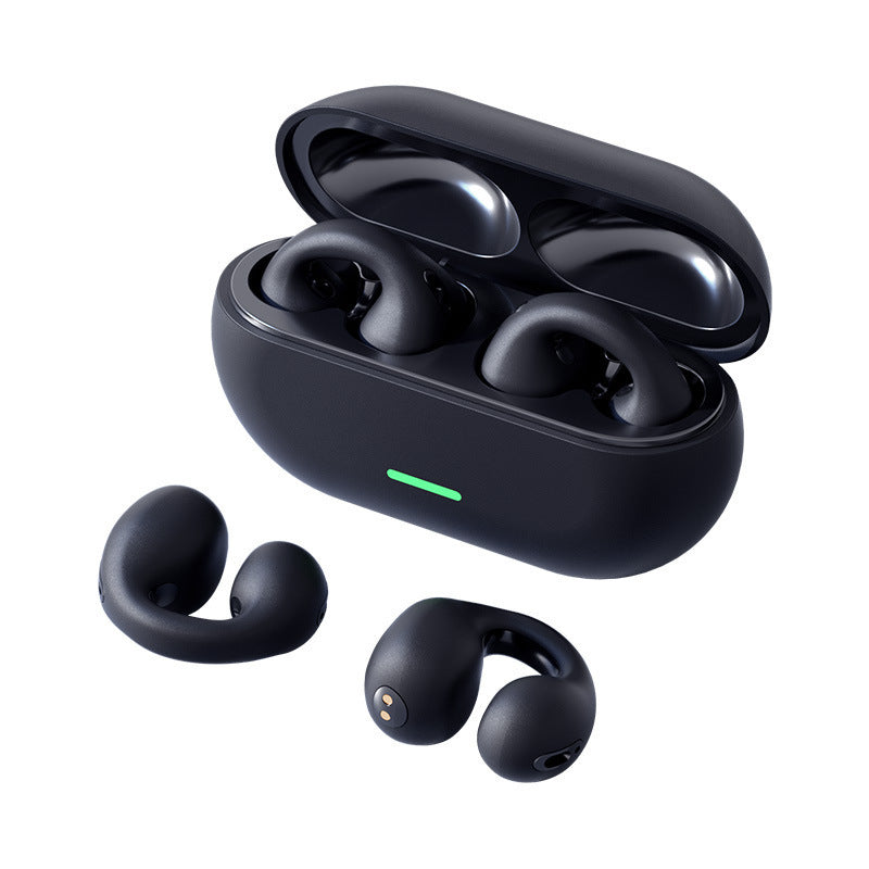 Wireless Bone Conduction Ear Clip Bluetooth 5.3 Headset – TWS, Comfortable, Sports