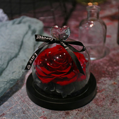 Eternal Rose Glass Dome Gift Box – Luxury Romantic Flower Keepsake
