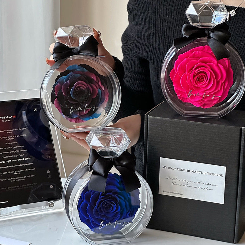 The Eternal Bloom™ – Preserved Rose in Glass Dome Gift Box