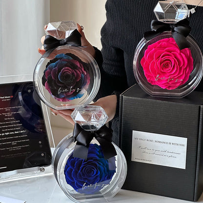 The Eternal Bloom™ – Preserved Rose in Glass Dome Gift Box