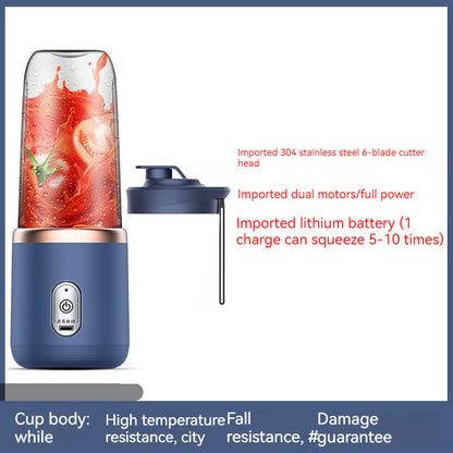 Portable Juice Cup Blender – Rechargeable Mini Smoothie Maker