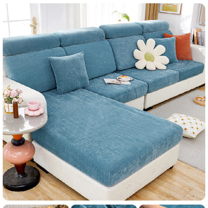 Home Fashion Chenille Stretch Sofa Cover – Modern & Cozy