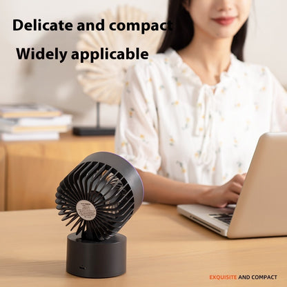 Xiaojing Oscillating Air Circulator – Quiet Desktop Fan for Bedroom & Office