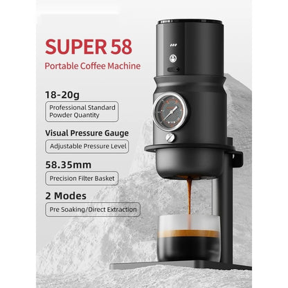 Portable Electric Italian Espresso Machine – Travel & Home Brewing