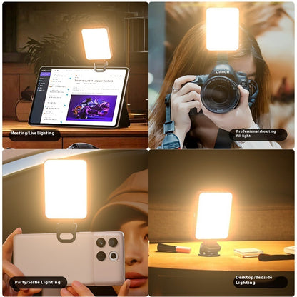 Magnetic LED Fill Light for Smartphone & Camera – Portable Clip-On Photography Lighting