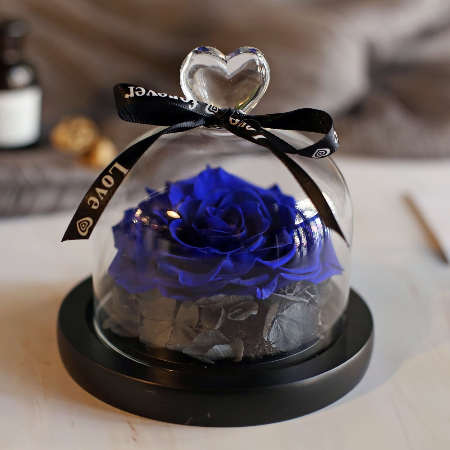 Eternal Rose Glass Dome Gift Box – Luxury Romantic Flower Keepsake