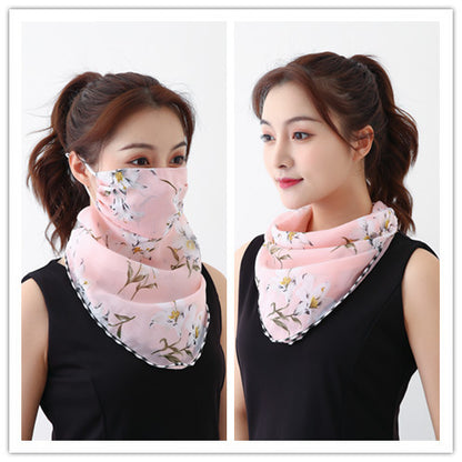 Lightweight Summer Gauze Scarf – Multifunctional Hanging-Ear Wrap