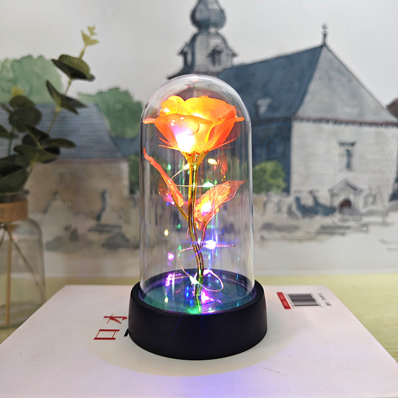 Luminous Glow Night Lamp – Glass Dome Edition