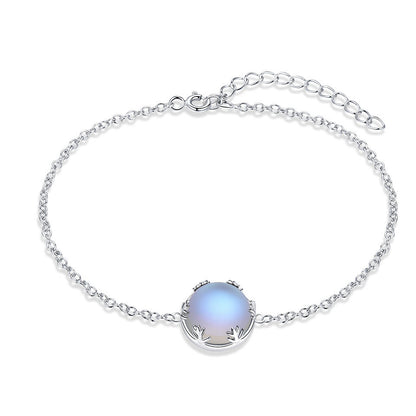 Elegant Moonstone Forest Jewelry Set – Personalized Ring & Bracelet 3-Piece Gift Set