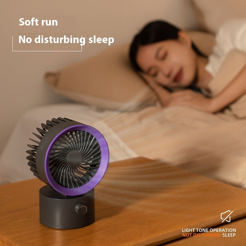 Xiaojing Oscillating Air Circulator – Quiet Desktop Fan for Bedroom & Office