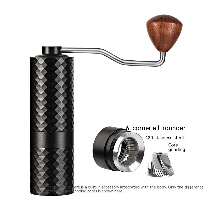 Luxury Manual Coffee Grinder – Diamond Ceramic Burr for Perfect Beans
