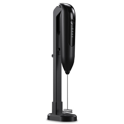 Premium Wireless Milk Frother with Charging Stand – Barista Coffee Foam Maker