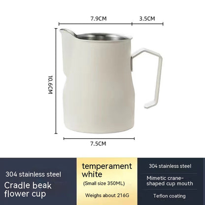 Professional Stainless Steel Milk Frothing Pitcher – Latte Art Barista Jug