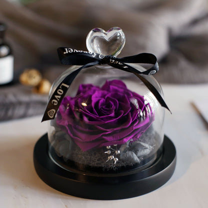 Eternal Rose Glass Dome Gift Box – Luxury Romantic Flower Keepsake