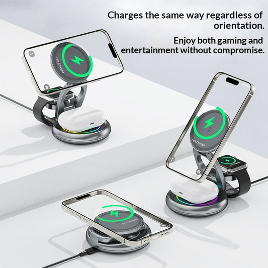 VIRELIA™ AeroMag 15W 3-in-1 Wireless Charging Station