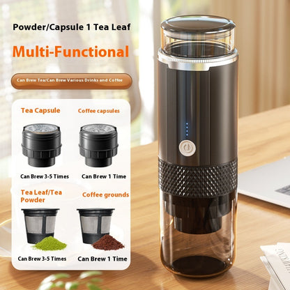 Virelia Portable Capsule Coffee Machine – Rechargeable Travel Espresso Maker