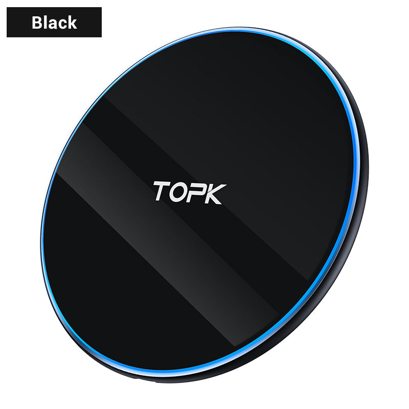 Ultra-Thin Aluminum Wireless Fast Charger – Desktop Charging Pad