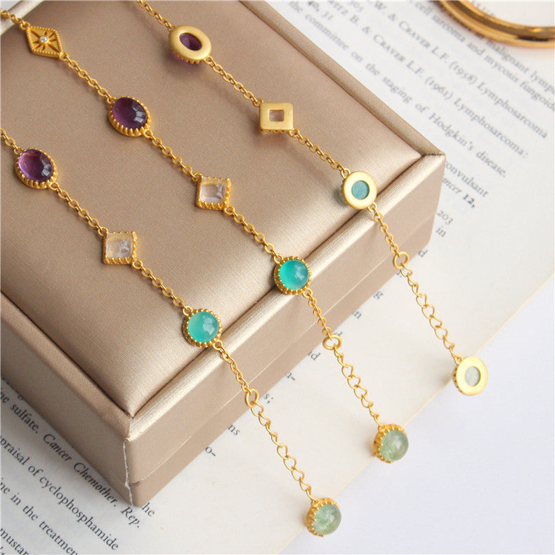 Luxury Crystal Multi-Graphic Bracelet – Elegant Statement Jewelry