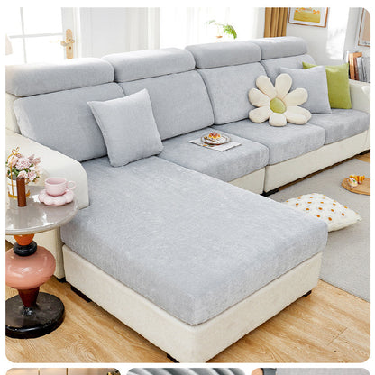 Home Fashion Chenille Stretch Sofa Cover – Modern & Cozy