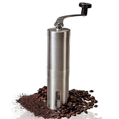 Portable Manual Coffee Bean Grinder – Stainless Steel Hand-Crank”