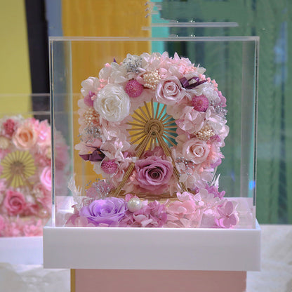 Eternal Bloom Ferris Wheel™ Acrylic Rose Gift Box