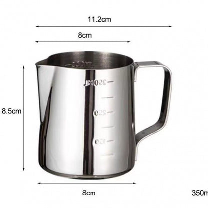 Premium Gold Stainless Steel Milk Frothing Cup – Barista Coffee Pitcher