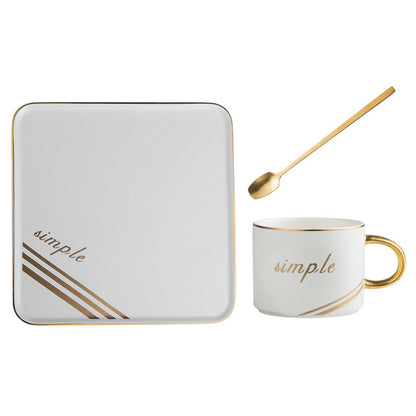 Creative Ceramic Coffee Cups – Stylish & Elegant Set for Coffee Lovers