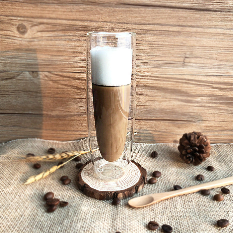 Double-Wall Borosilicate Glass Coffee Mug