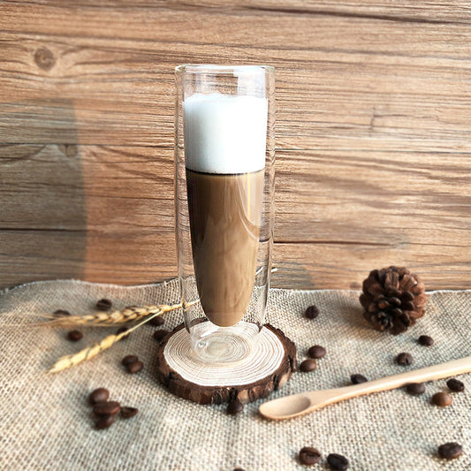 Double-Wall Borosilicate Glass Coffee Mug