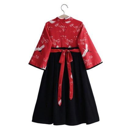 Autumn Hanfu Skirt for Kids – Traditional Chinese Style