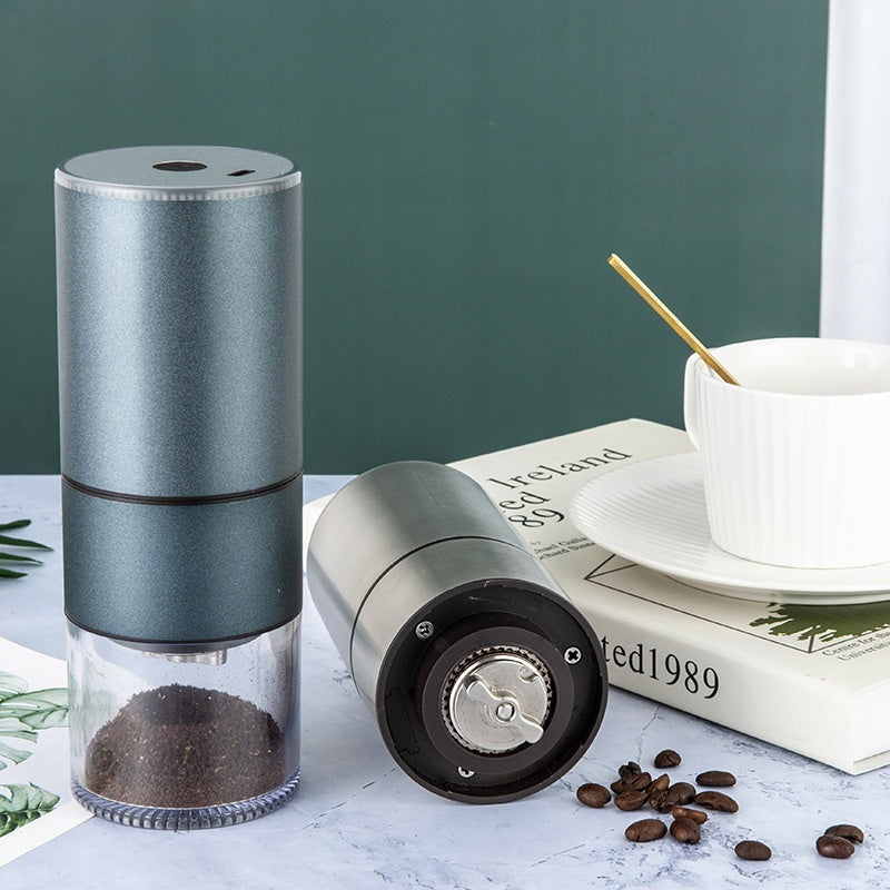 Electric Stainless Steel Coffee Grinder – Precision Bean Grinding Machine