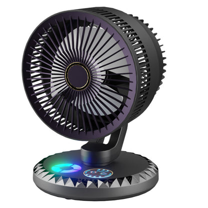 Elegant Portable Desk Fan – Silent Airflow for Work, Home & Travel Comfort
