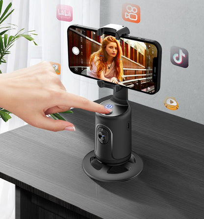 Virelia AI Smart Tracking Gimbal™ – 360° Auto Face Tracking Stabilizer for Effortless Filming