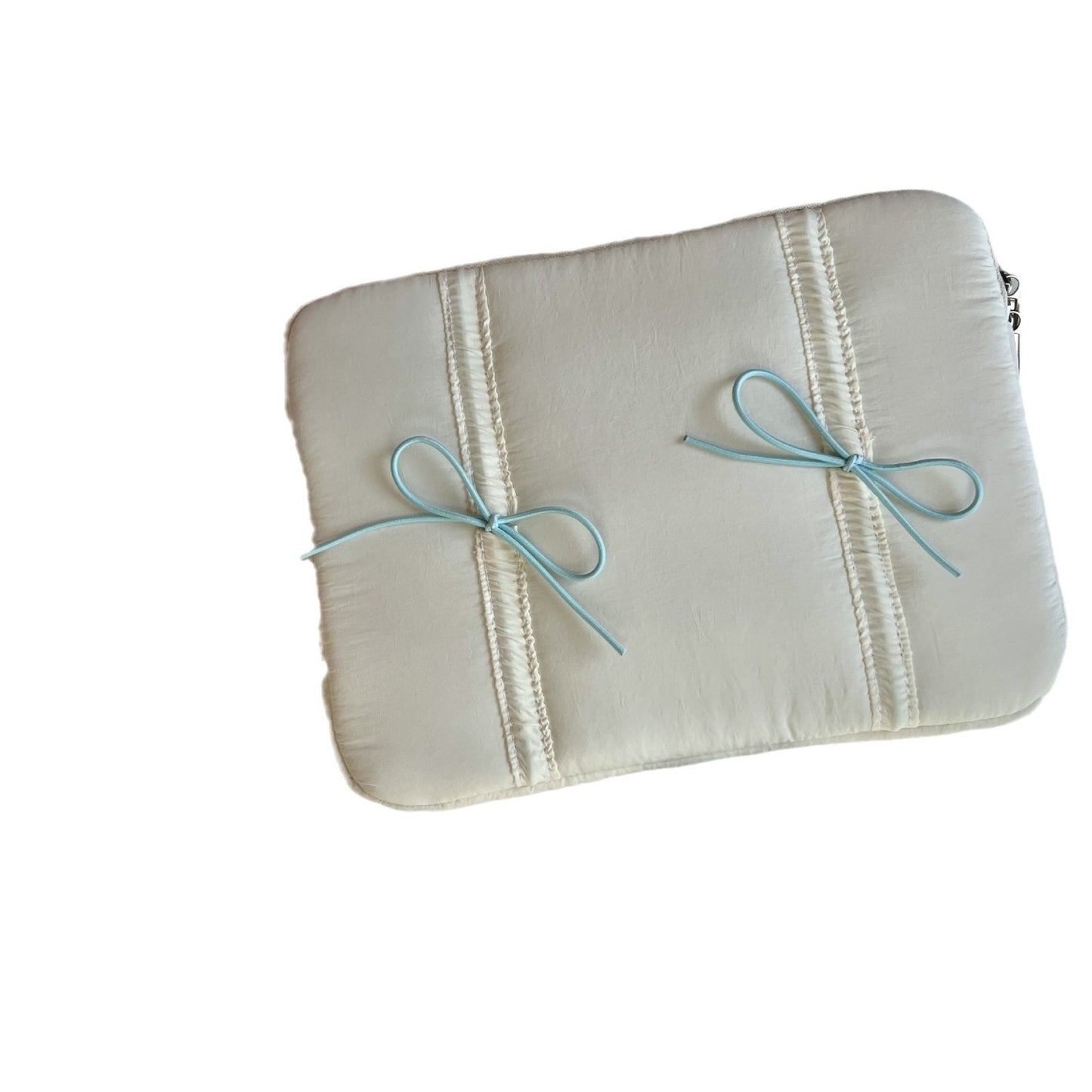 Cute Tablet Bag with Lace Bow – Laptop & iPad Sleeve