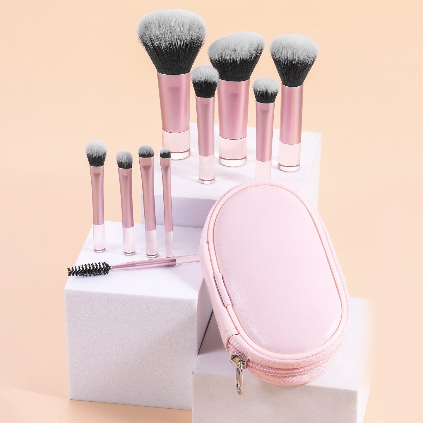 10‑Piece Makeup Brush Set for Beginners – Blush, Foundation & Eye Brushes for Flawless Looks