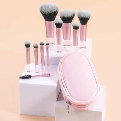 10‑Piece Makeup Brush Set for Beginners – Blush, Foundation & Eye Brushes for Flawless Looks