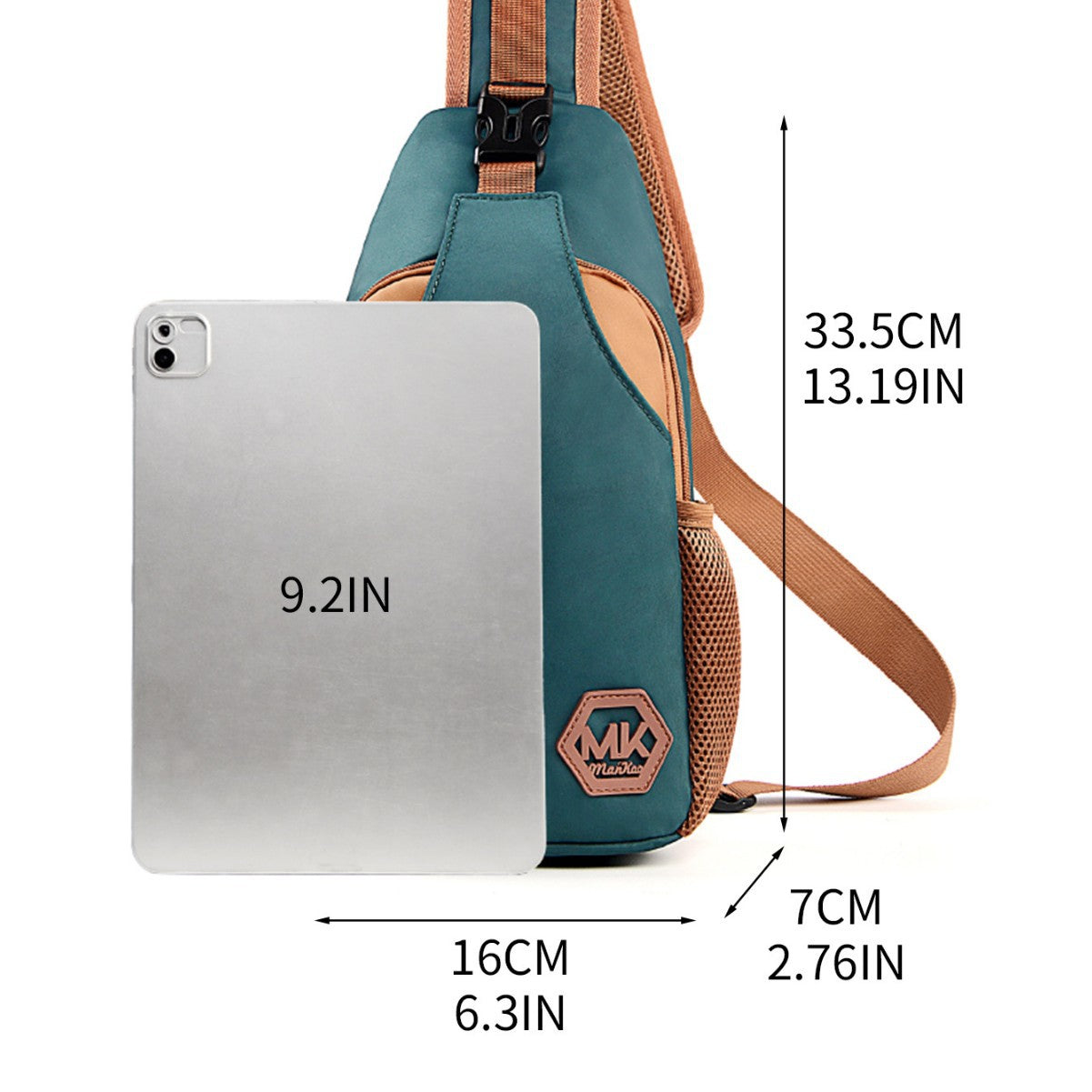 Korean-Style Crossbody Bag – Wear-Resistant & Casual